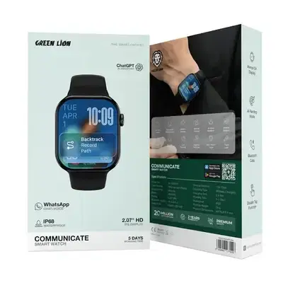 Green lion communicate watch