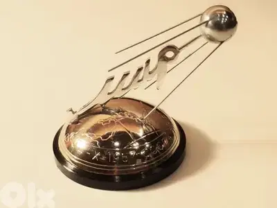 Rare VINTAGE USSR soviet SPACE MODELS SPUTNIK MIR SATELLITE 1957