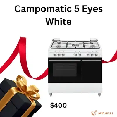 Campomatic Cooker 5 Eyes كفالة شركة