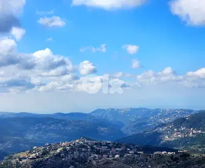 1100 SQM Land in Mtein, Metn Overlooking the Mountains and the Ocean