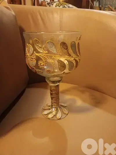 bohemia crystal wine goblet