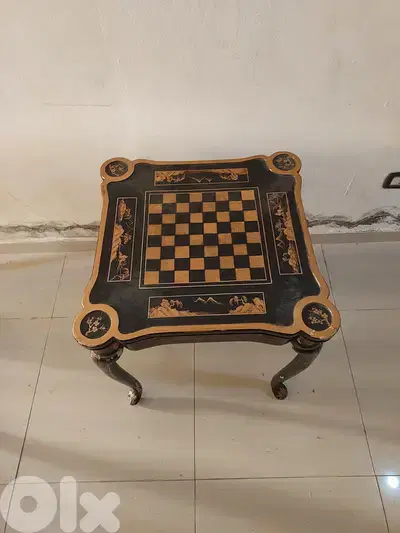 vintage board game table 2in1