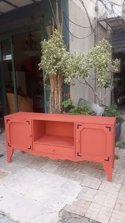rustic tv cabinet