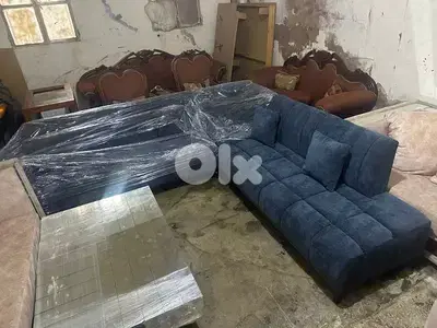 كورنر شغل توصاية اسفنج إكسترا قماش تركي جديدة