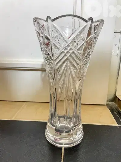 Heavy Glass Vase