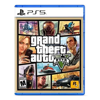 GTA V CD Ps5 edition used 5 times only ( very clean