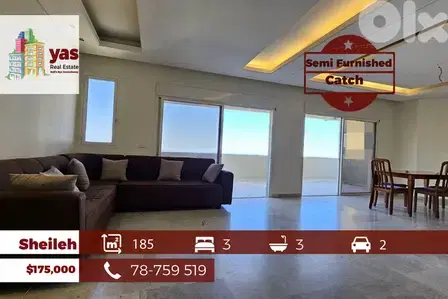 Sheileh 185m2 | Killer View | Partly Furnished |Dead End Street | TO |