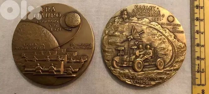5 Appolo medals