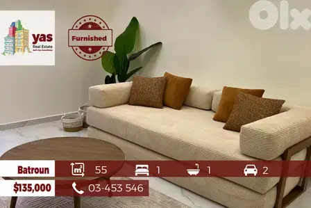 Batroun 55m2 | Chalet / Studio | Furnished | Mint Condition | OJH |