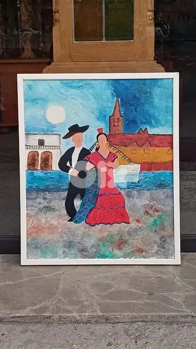 لوحة رسم زيتي اوروبية