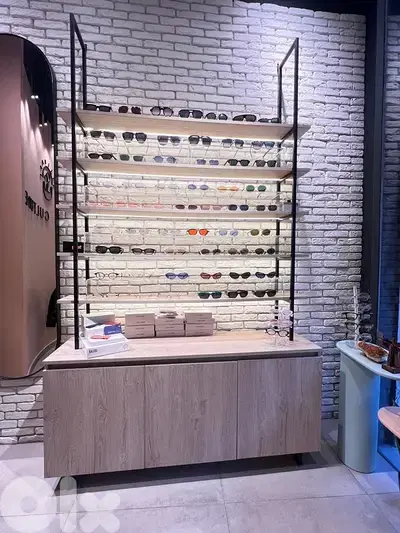 full shop furniture - Wood cabinets displays, desk, tables, closet,