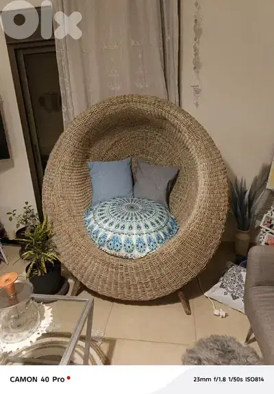 Oversized Indian rope lounge chair – 1.6 meter height