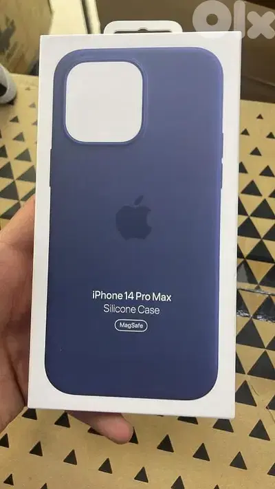 Silicone case MagSafe iPhone 14 pro max storm blue 20$