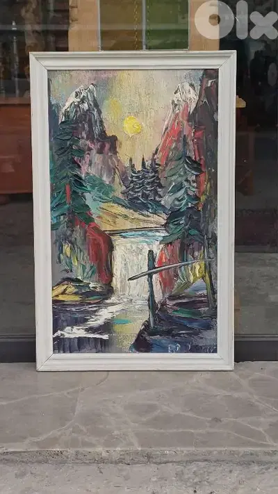 لوحة رسم زيتي اوروبية