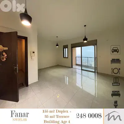 Fanar | Signature 155m² Duplex + 35m² Terrace | Building Age 4 | View