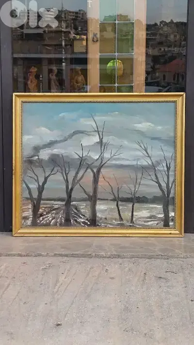 لوحة رسم زيتي اوروبية