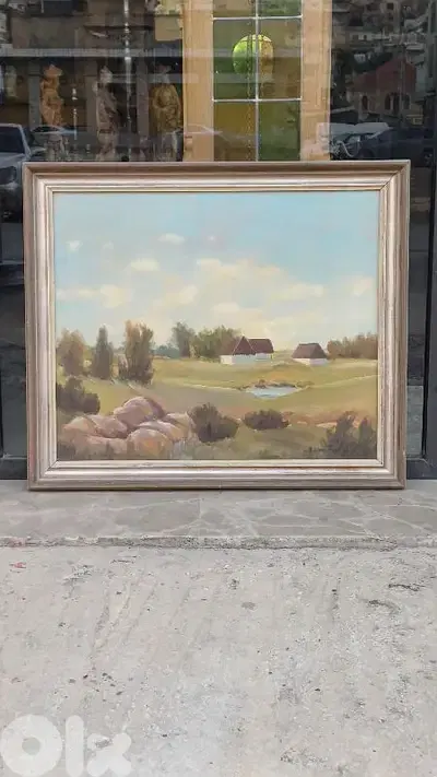 لوحة رسم زيتي اوروبية