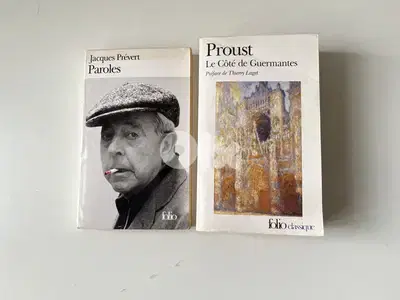 BAC / Paroles Jacques Prevert / Marcel Proust / FOLIO
