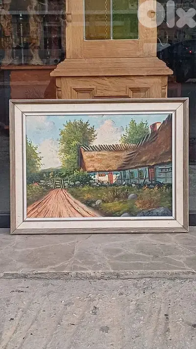 لوحة رسم زيتي اوروبية