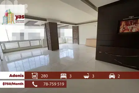 Adonis 280m2 | Rent | Prime Location | Sea View | JA/EL