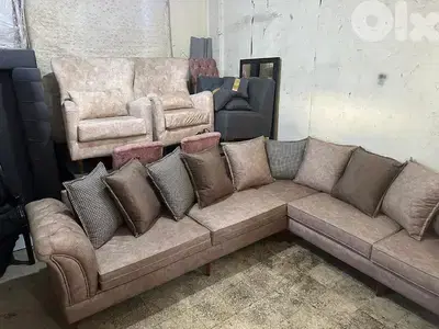 كورنر شغل توصاية قماش نبك تركي شبه جديدة