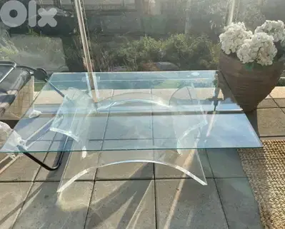 vintage coffee table plexy Italy 1970 century