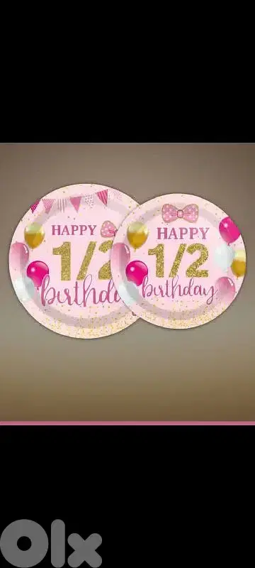 half birthday decoration