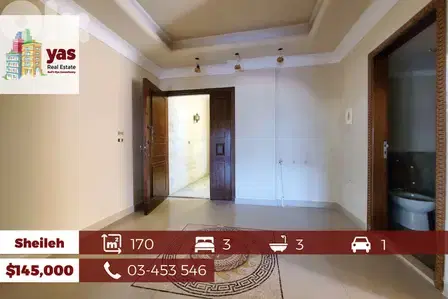 Sheileh 170m2 | Mint Condition | Partial View | Prime Location | TO