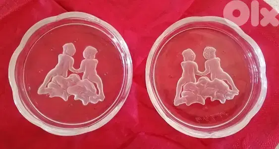 Crystal coasters