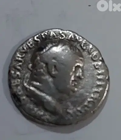 Ancient Roman Silver Coin Emperor Vespesian year 69-79 AD