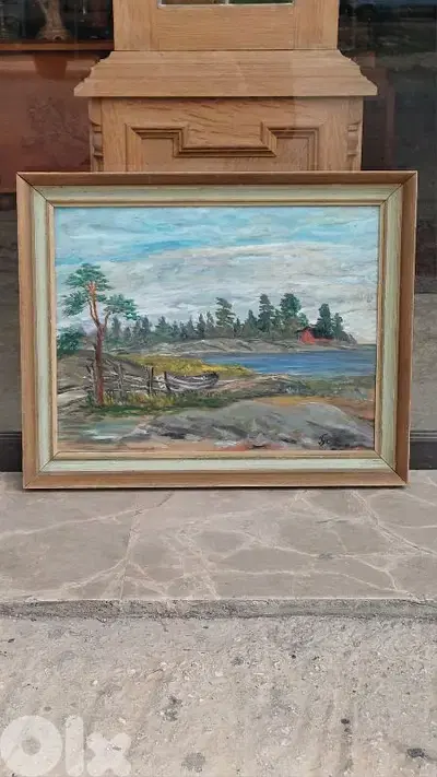 لوحة رسم زيتي اوروبية