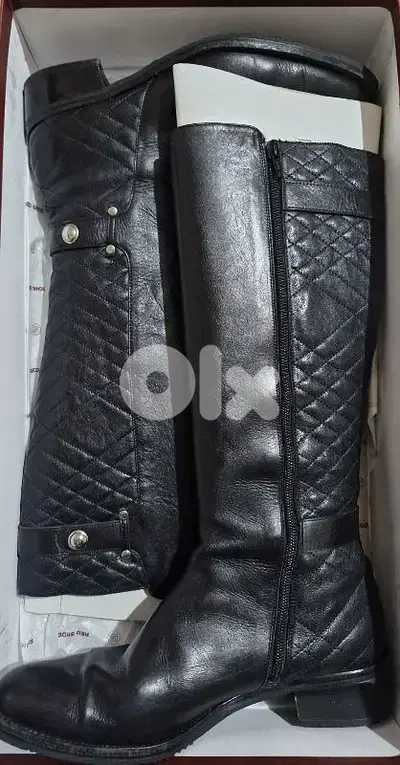 Geniune Leather knee-high boots