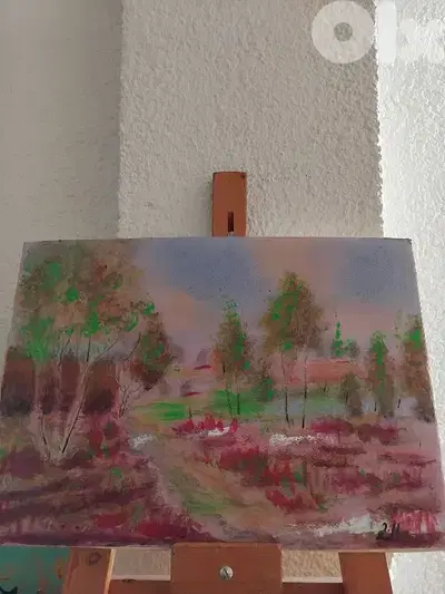 رسم زيتي
