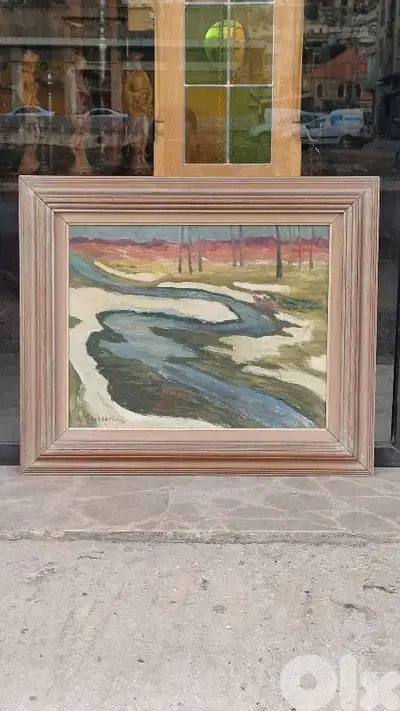 لوحة رسم زيتي اوروبية