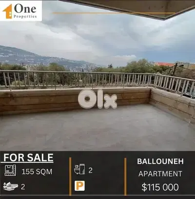 APARTMENT FOR SALE IN BALLOUNEH