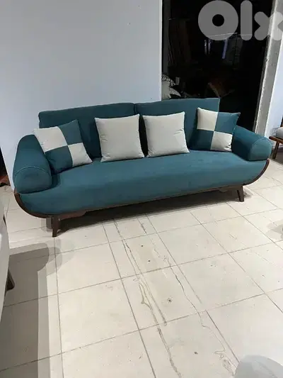 طقم كنبايات مودرن شبه جديد