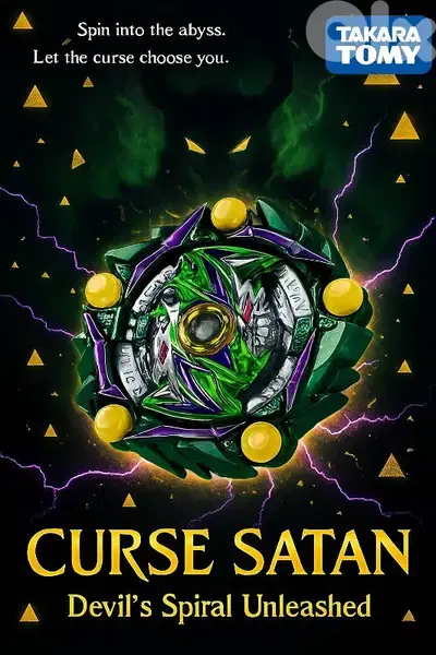 Takara Tomy CURSE SATAN Beyblade