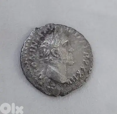 Ancient  Silver Denarius Roman Coin Antoininus Pius & Felicitas 138 AD