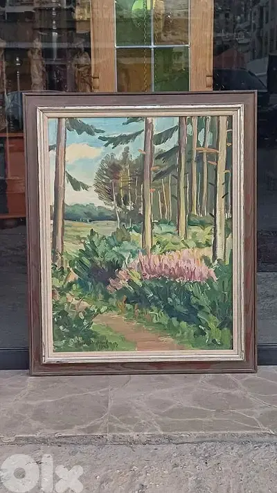 لوحة رسم زيتي اوروبية