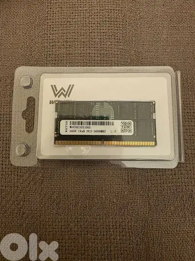 RAM 16 GB DDR5 WAYSH VASEKY SEALED 5600 MHZ WARRANTY