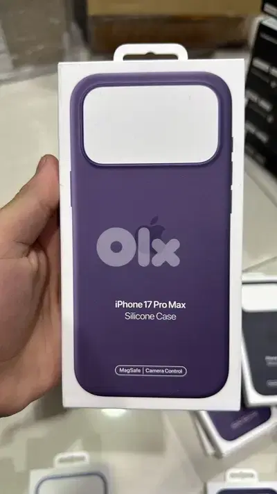 Apple Silicone Case magsafe Iphone 17 pro Max Purple Fog