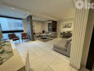 FURNISHED APARTMENT IN RAWCHE PRIME (160SQ) 3 BEDROOMS , (AM-315)