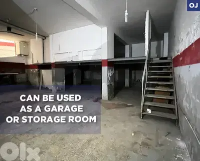 Can be used as a garage or storage room,Zalka/زلقا REF#OJ132580