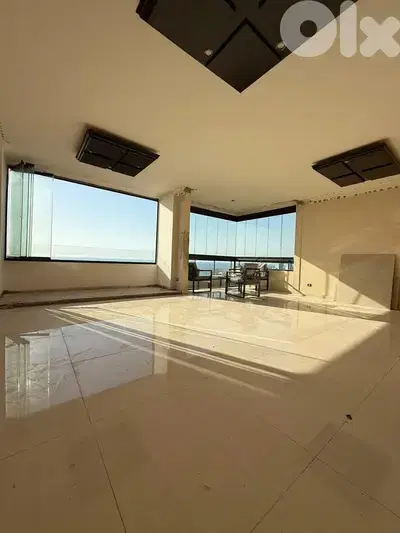 OPEN SEA VIEW FURNISHED APARTMENT IN JAL EL DIB 3 BEDS, (JD-174) S. J