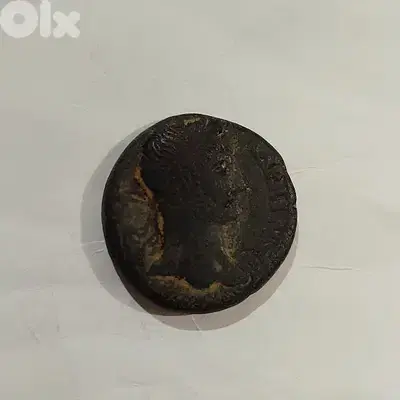 Ancient Phoenicia Bronze coin Saida mint Emperor Hadrian year 117 AD