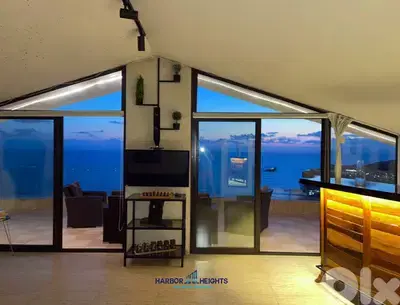 Sea View Rooftop Apartment for Rent in Kfarahbab