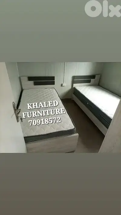 تختين مفرد و نص مع فرشات طبية جديد من المعمل (High Quality)