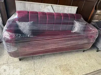 طقم كنبايات شغل توصاية خشب شوح اسفنج إكسترا قماش تركي جديد