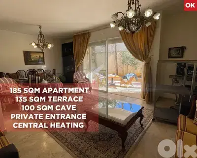 Terrace | 100 sqm Cave in RWAYSAT SAWFAR/رويسات صوفر REF#OK131172