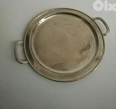 Old silver-plated tray plate (Made in Italy) - Not Nogotiable